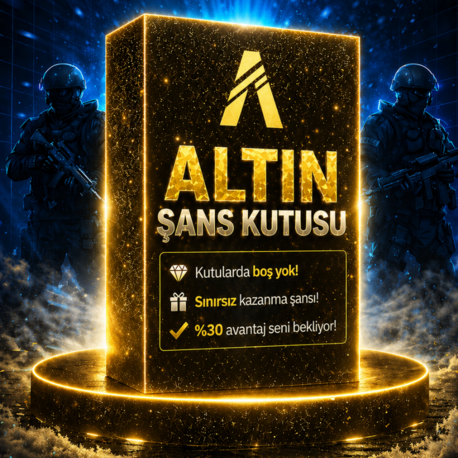 ALTIN ŞANS KUTUSU ( E-POSTA ADRESİNİZE TESLİM EDİLİR)