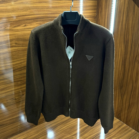 Prada Yün Hırka Kahverengi