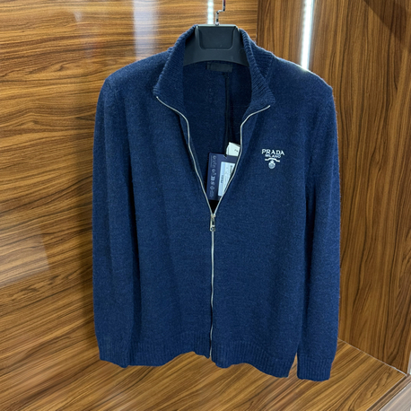 Prada Lacivert Yün Hırka
