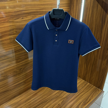 Zegna Polo Yaka Tshirt Lacivert