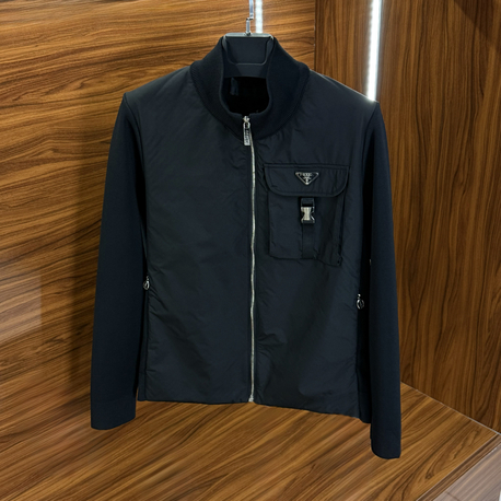 Prada İthal Çelik Örme Mont Siyah