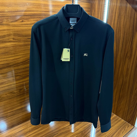 Burberry Kırışmaz Gömlek Siyah