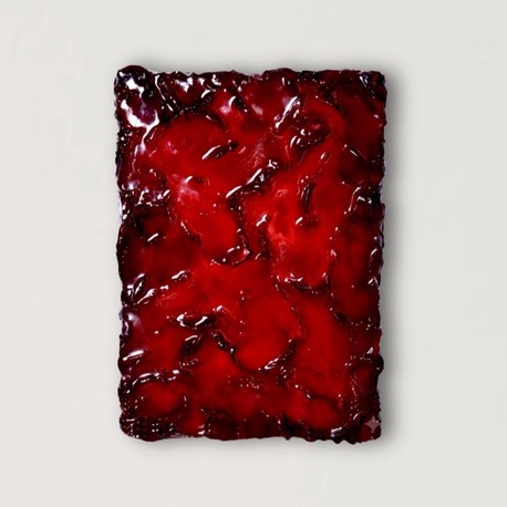 Echoes of deep burgundy 
