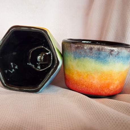 İkili Altıgen ve Yuvarlak Form Mug Takımı