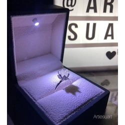 Silver Beyaz Lotus Yüzük