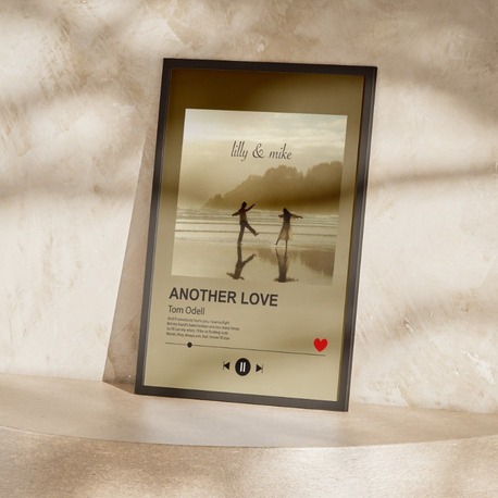 Sevgiliye Özel Spotify Konsept Aşk Posteri