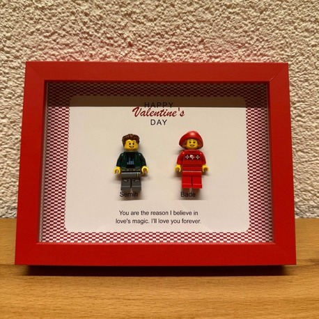 Sevgililer Günü’ne Özel Kişiye Özel LEGO Çerçeve