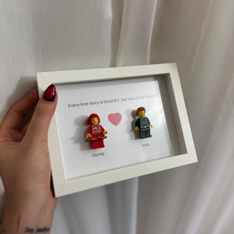 Sevgililer Günü’ne Özel Kişiye Özel LEGO Çerçeve