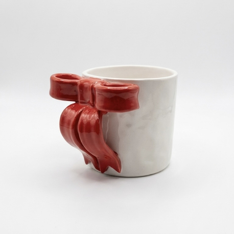 Red Ribbon Mug 