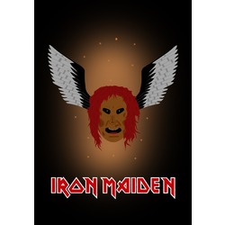 IRON MAIDEN - DIJITAL POSTER
