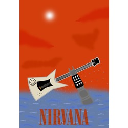 NIRVANA - DIJITAL POSTER