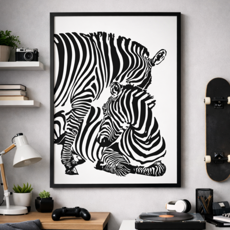 Zebra Poster