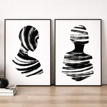Siluetler - 2'li Poster Seti