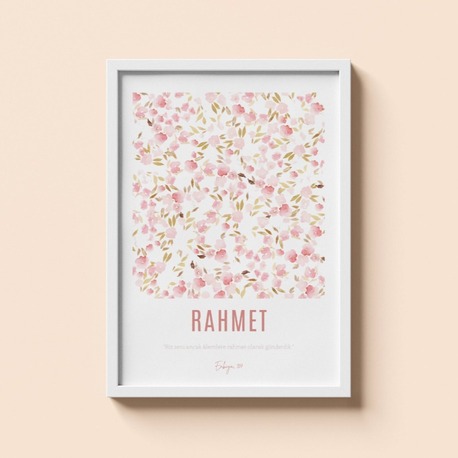 RAHMET Kelime & Ayet Poster