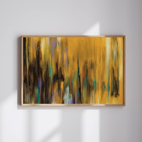 Abstract Colorful Contemporary Wall Art, Signed Numbered Fine Art Print. Ötekiler. 2025.