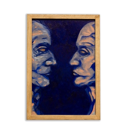 Dialogue. 2024. Oil on Board. Original Painting.