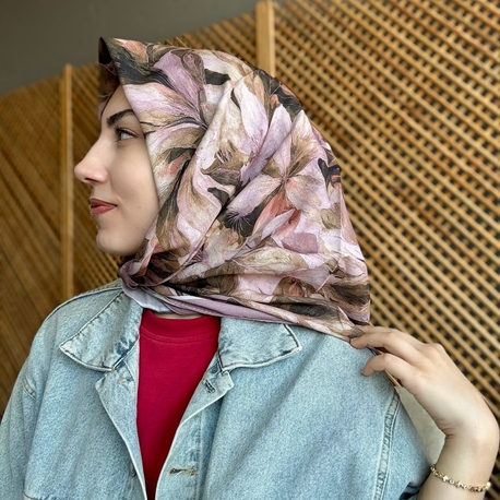 AURA DESEN ORGANİK EŞARP 
