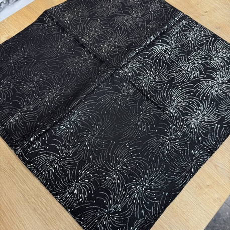 GÜMÜŞ VARAKLI SOFT EŞARP 