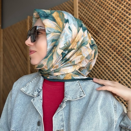 AURA DESEN ORGANİK EŞARP 