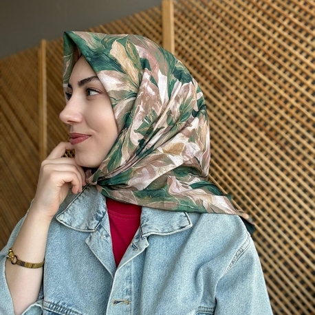 AURA DESEN ORGANİK EŞARP 