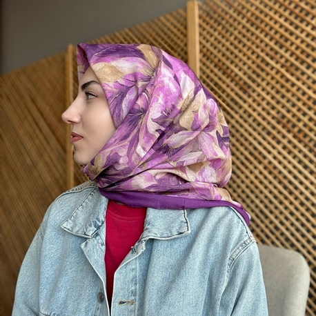 AURA DESEN ORGANİK EŞARP 