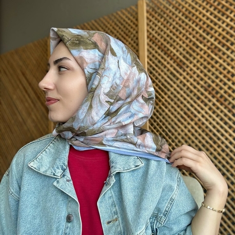 AURA DESEN ORGANİK EŞARP 