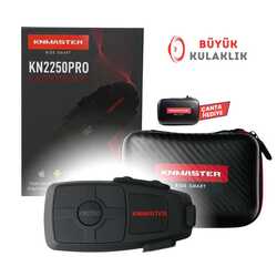Knmaster KN2250 PRO Motosiklet Kask Interkom Bluetooth Intercom Kulaklik Seti
