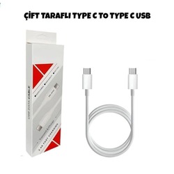 Çift Taraflı Type C to Type C Ara Kablo