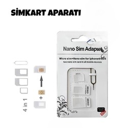 4 lü Simkart Aparat Seti