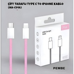 Çift Taraflı Type C to Lightning (Iphone) Ara Kablo