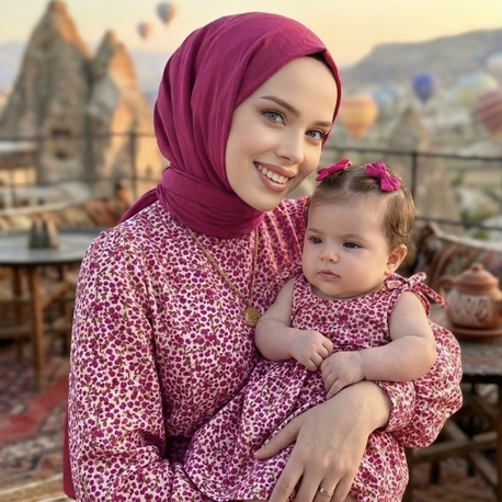 Çilek Anne & Kız Kombin