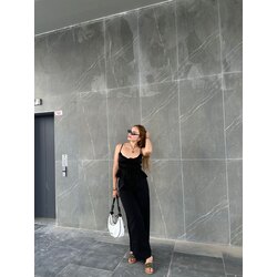 Büzgülü Flora Siyah Takım