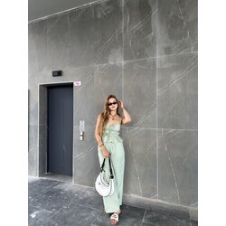 Büzgülü Flora Su Yeşili Takım