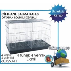 Çifthane Salma Kafes (Ortadan Bölmeli) Üretim Kafesi