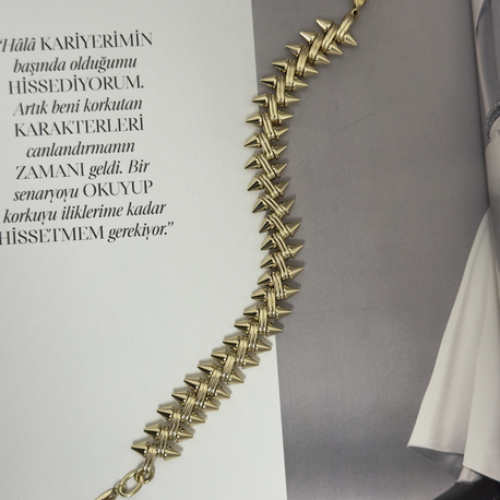 Xuping çivi model bileklik 
