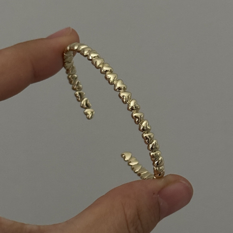 Xuping alttan ayarlamalı kalp kelepçe ( 54 mm)