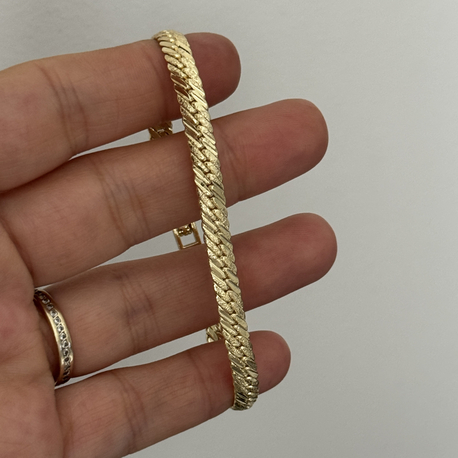 Özel seri  kumlu vintage ezme bileklik 