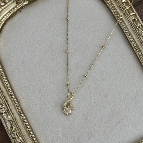 Xuping hamsa kolye (45 cm)