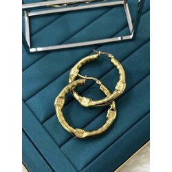 Gold Halka Küpe
