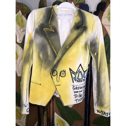 Hand Painted Bee Blazer 