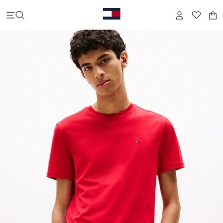 Tommy Hilfiger Bisiklet Yaka Tişört