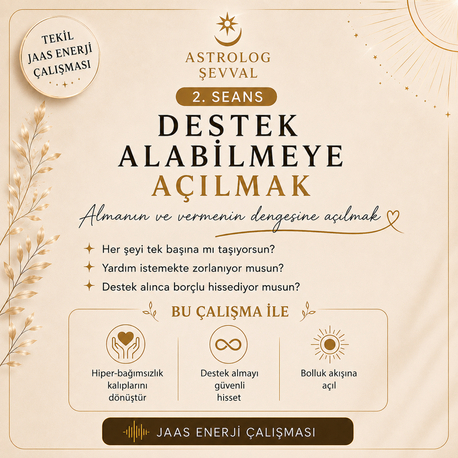 Destek Alabilmeye Açılmak (JAAS Şifa Seansı)