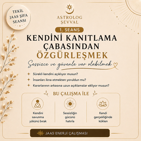 Kendini Kanıtlama Çabasından Özgürleşmek (JAAS Şifa Seansı)