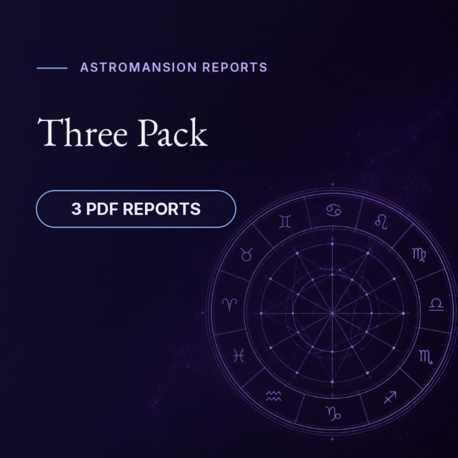 AstroMansion 3-Pack PDF Report Pack