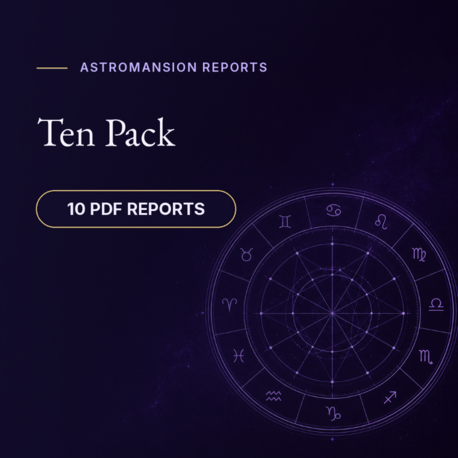AstroMansion 10-Pack PDF Report