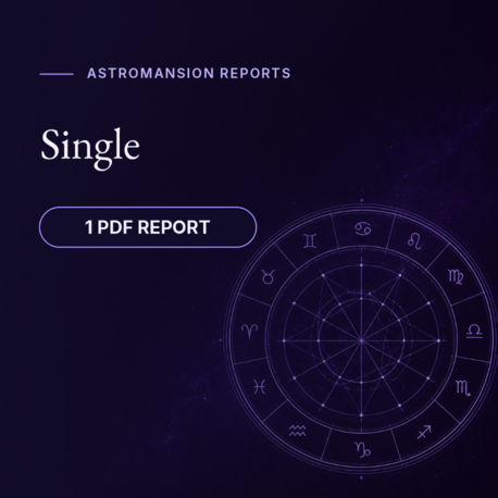 AstroMansion Single PDF Report