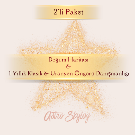 Doğum Haritası & 1 Yıllık Öngörü Paketi