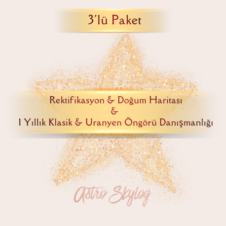 Rektifikasyon & Doğum Haritası & 1 Yıllık Öngörü Danışmanlığı 