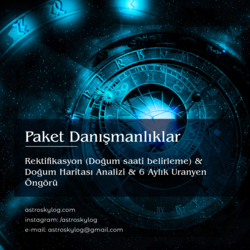Rektifikasyon (Doğum saati belirleme) & Doğum Haritası Analizi & 6 Aylık Uranyen Öngörü