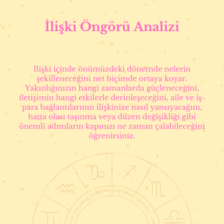 İlişki Öngörü Analizi